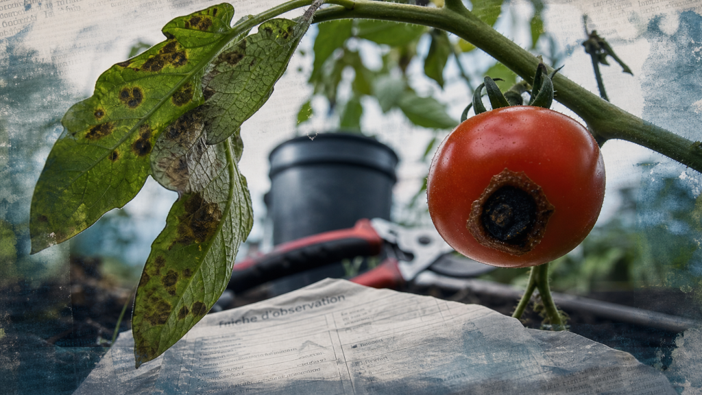 Tomates malades : taches, feuilles recroquevillées et cul noir à reconnaître vite